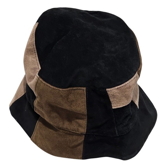 Gilles Francois Paris Suede Patchwork‎ Bucket Hat Made in France main image 6